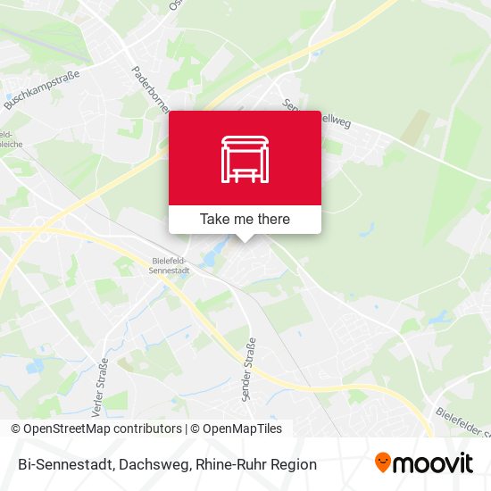Карта Bi-Sennestadt, Dachsweg