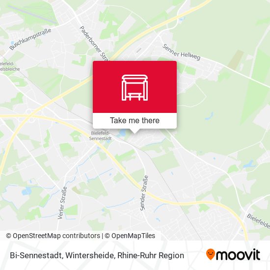 Bi-Sennestadt, Wintersheide map