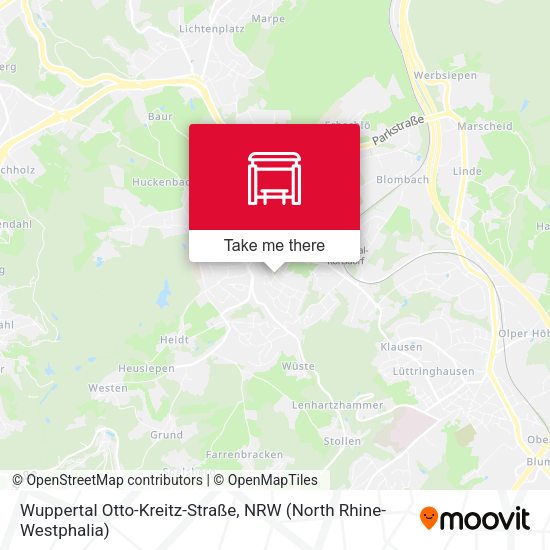 Wuppertal Otto-Kreitz-Straße map