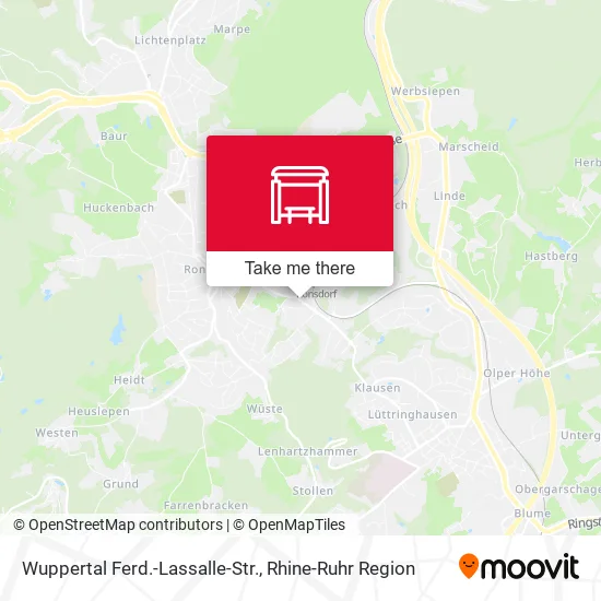 Карта Wuppertal Ferd.-Lassalle-Str.