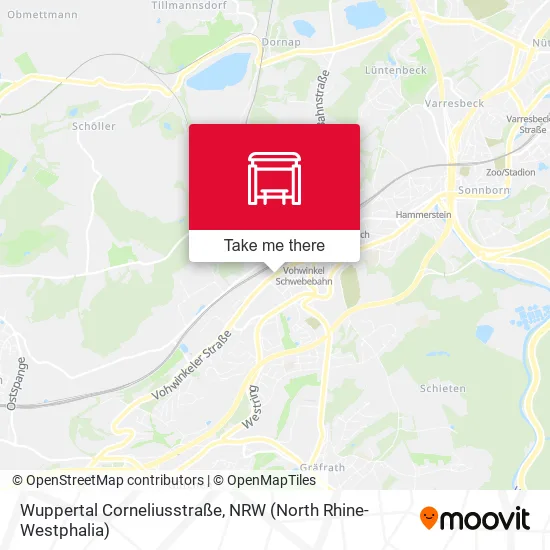 Карта Wuppertal Corneliusstraße