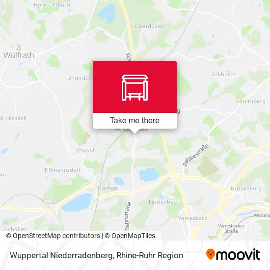 Карта Wuppertal Niederradenberg