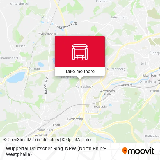 Wuppertal Deutscher Ring map