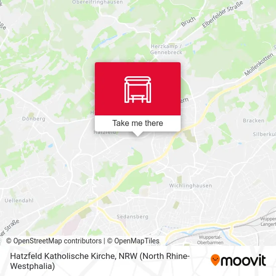 Карта Hatzfeld Katholische Kirche