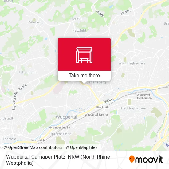 Карта Wuppertal Carnaper Platz