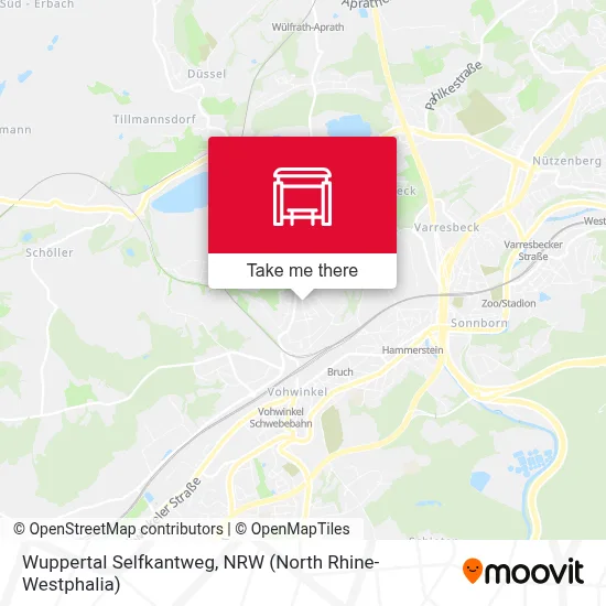 Wuppertal Selfkantweg map