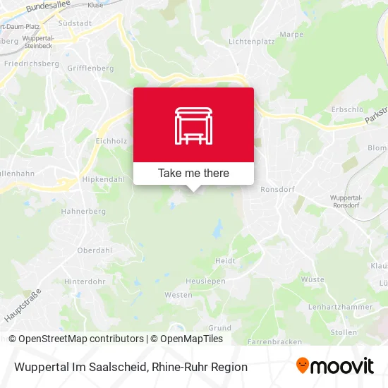 Карта Wuppertal Im Saalscheid