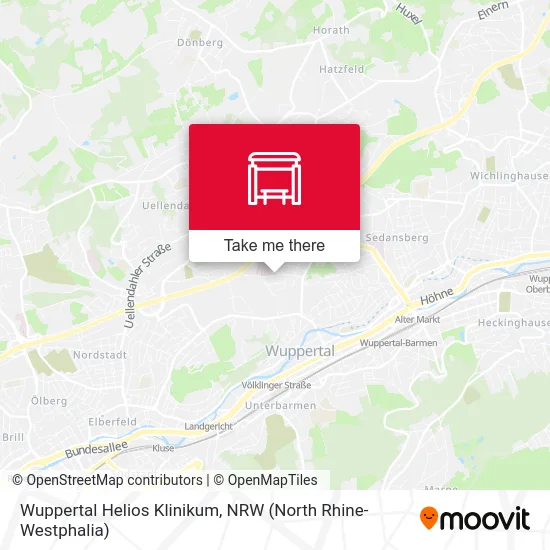 Карта Wuppertal Helios Klinikum
