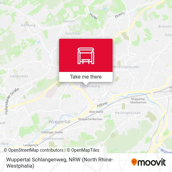 Карта Wuppertal Schlangenweg