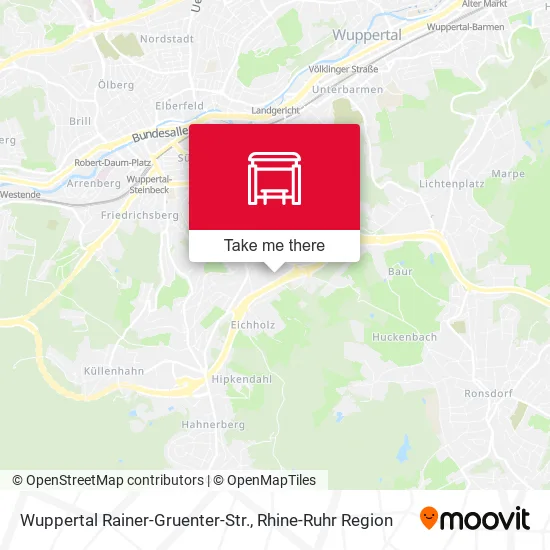 Карта Wuppertal Rainer-Gruenter-Str.