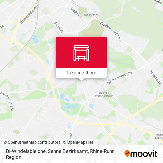 Bi-Windelsbleiche, Senne Bezirksamt map