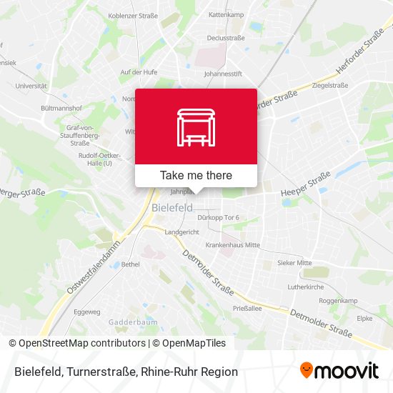 Bielefeld, Turnerstraße map