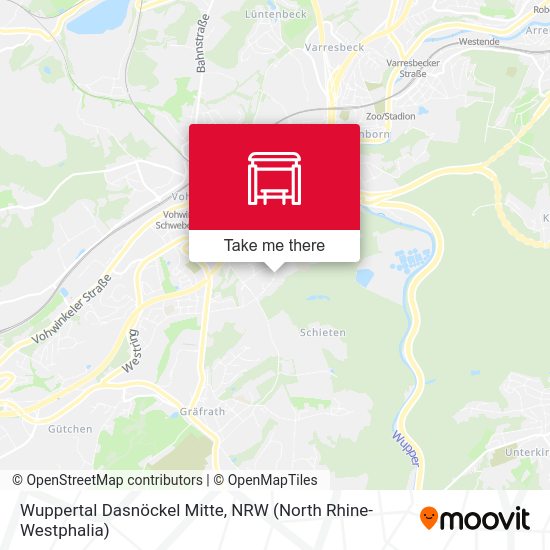 Wuppertal Dasnöckel Mitte map