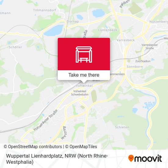 Wuppertal Lienhardplatz map
