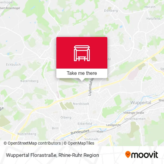 Карта Wuppertal Florastraße