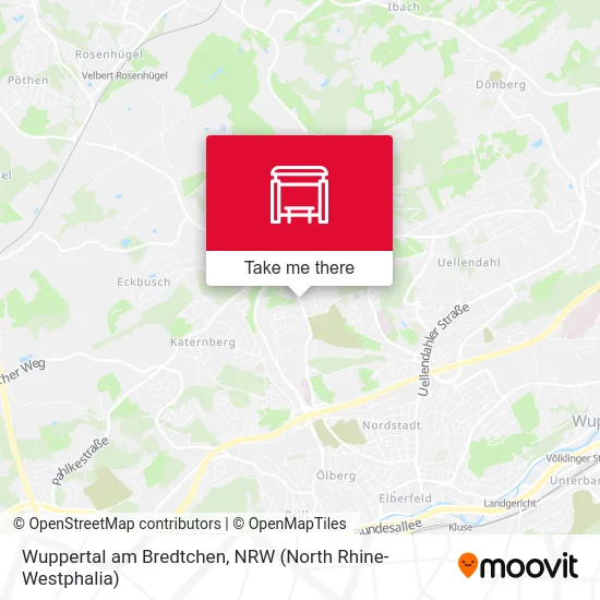 Карта Wuppertal am Bredtchen