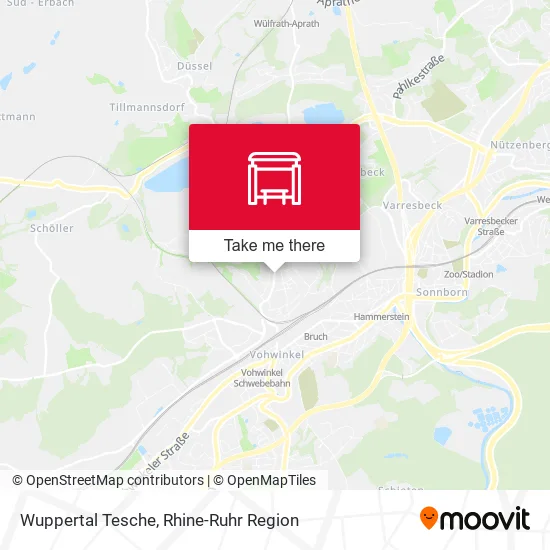 Карта Wuppertal Tesche