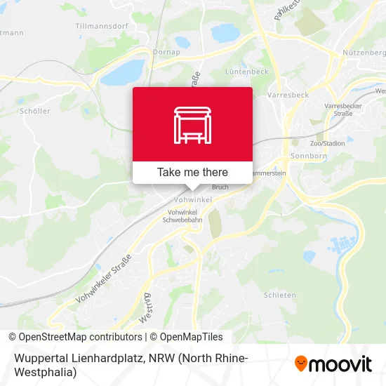 Карта Wuppertal Lienhardplatz