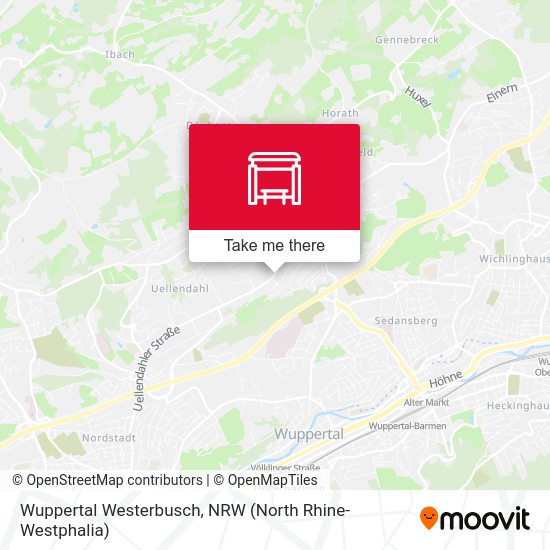 Карта Wuppertal Westerbusch