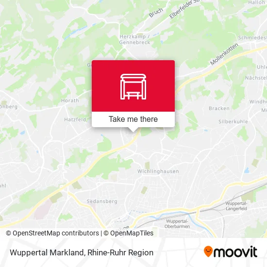 Карта Wuppertal Markland