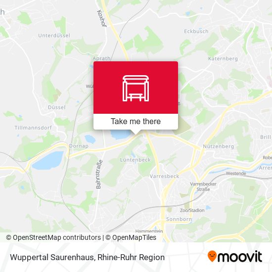 Wuppertal Saurenhaus map