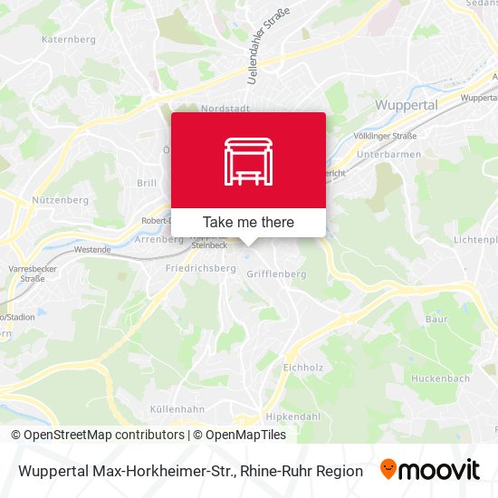 Wuppertal Max-Horkheimer-Str. map