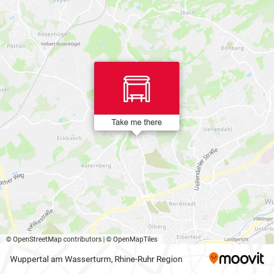 Карта Wuppertal am Wasserturm