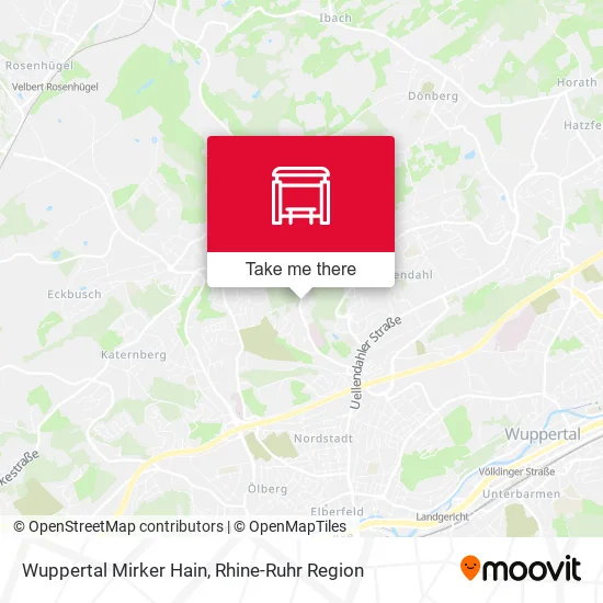 Карта Wuppertal Mirker Hain