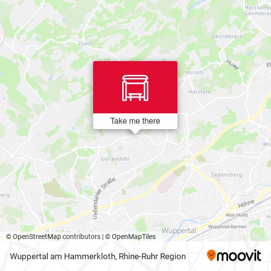 Wuppertal am Hammerkloth map