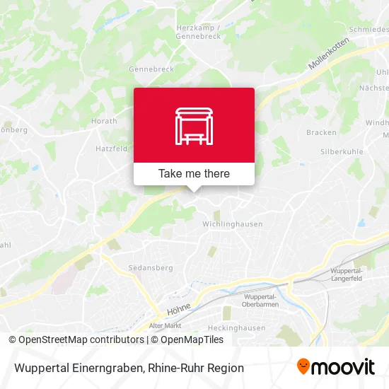Карта Wuppertal Einerngraben