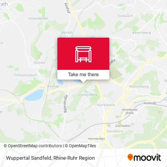 Карта Wuppertal Sandfeld