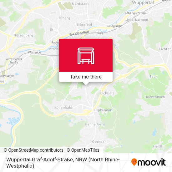Wuppertal Graf-Adolf-Straße map