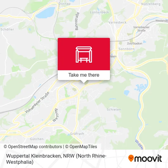 Карта Wuppertal Kleinbracken