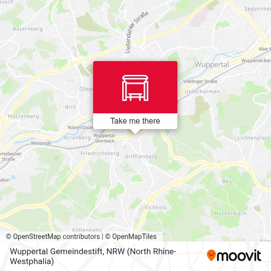 Wuppertal Gemeindestift map