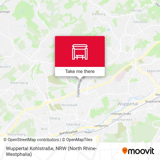 Wuppertal Kohlstraße map