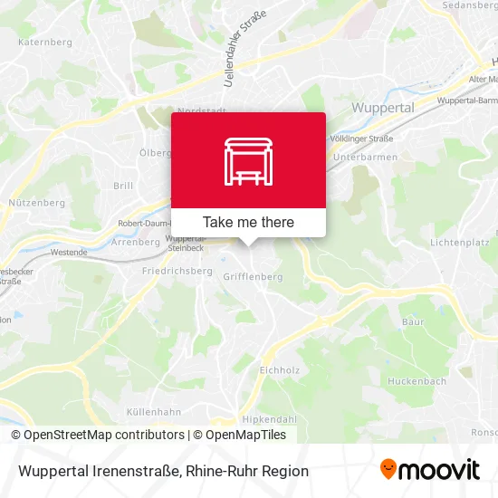 Карта Wuppertal Irenenstraße