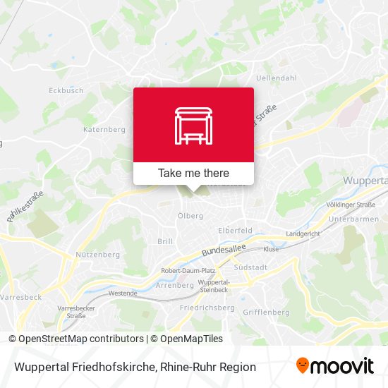 Wuppertal Friedhofskirche map