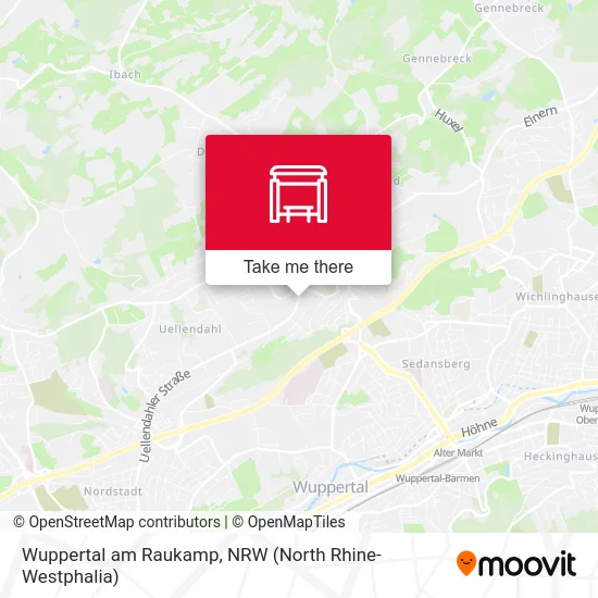 Карта Wuppertal am Raukamp