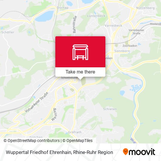 Wuppertal Friedhof Ehrenhain map