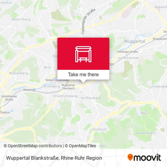 Карта Wuppertal Blankstraße