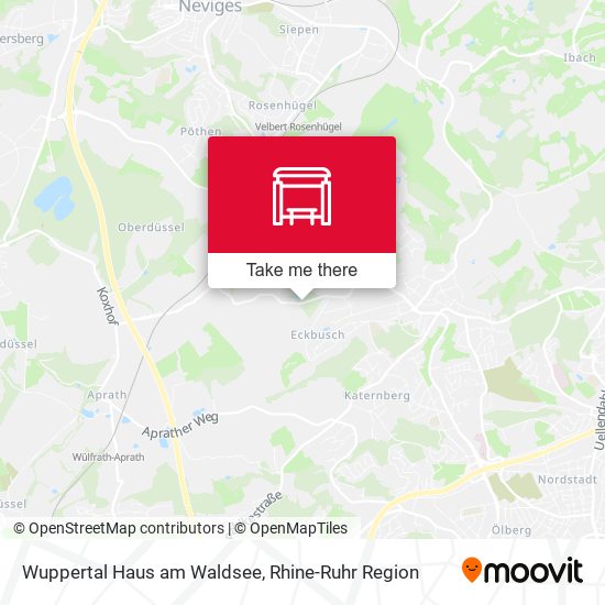 Wuppertal Haus am Waldsee map