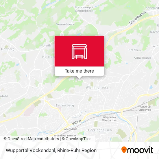 Карта Wuppertal Vockendahl