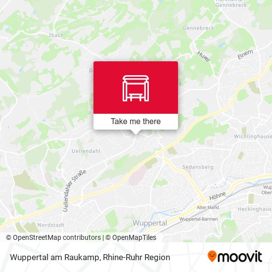 Карта Wuppertal am Raukamp