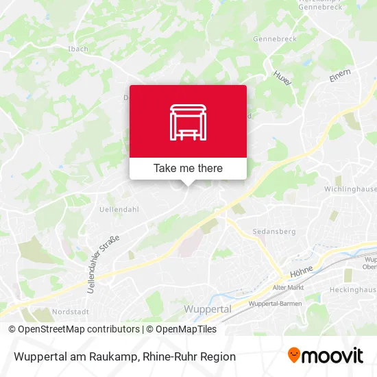 Карта Wuppertal am Raukamp