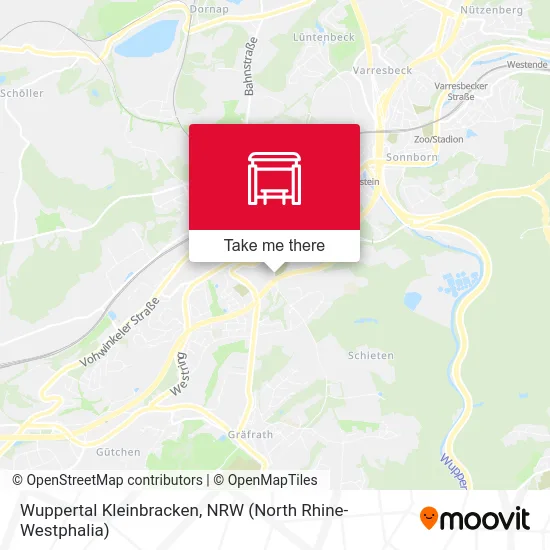 Wuppertal Kleinbracken map