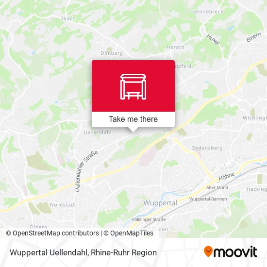 Карта Wuppertal Uellendahl