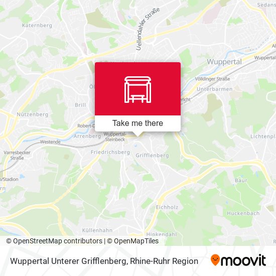 Wuppertal Unterer Grifflenberg map