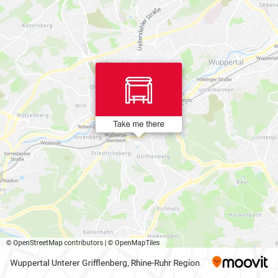 Карта Wuppertal Unterer Grifflenberg