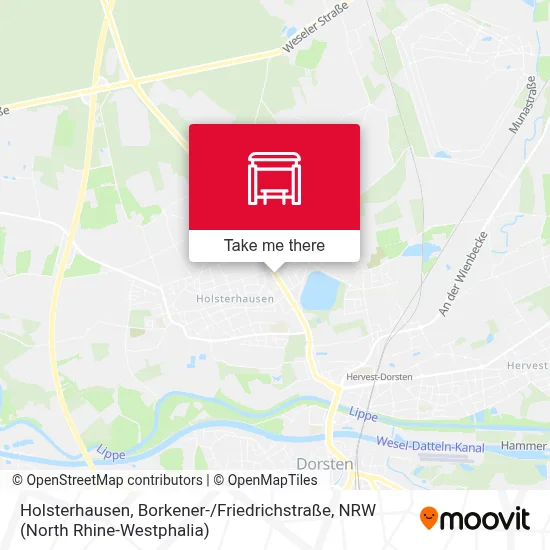 Holsterhausen, Borkener- / Friedrichstraße map