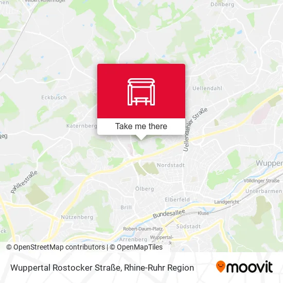 Карта Wuppertal Rostocker Straße